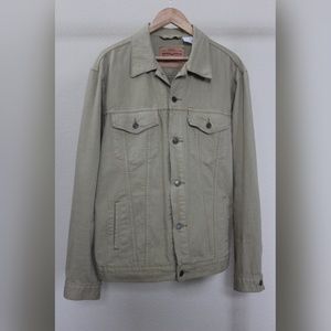 Levi's khaki denim trucker